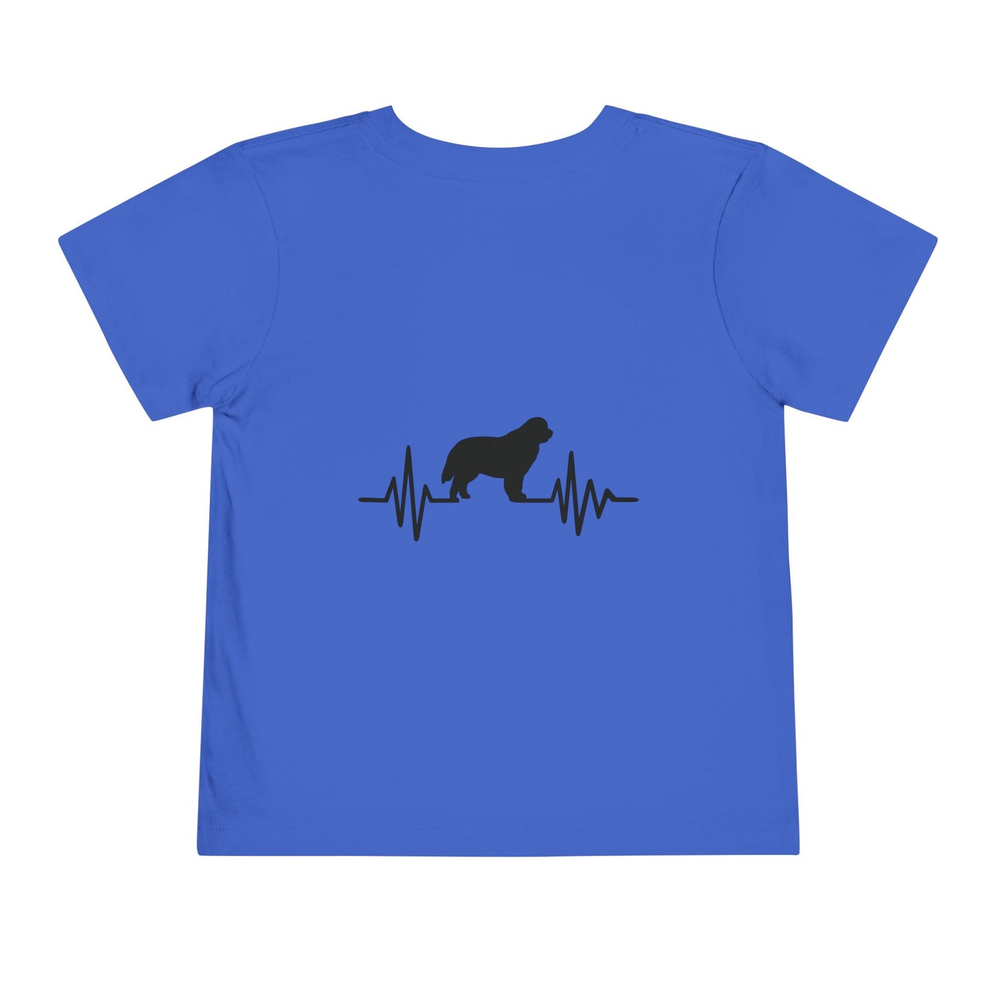 My Heart Beats For Newfies Toddler Unisex Short Sleeve Crewneck Tee