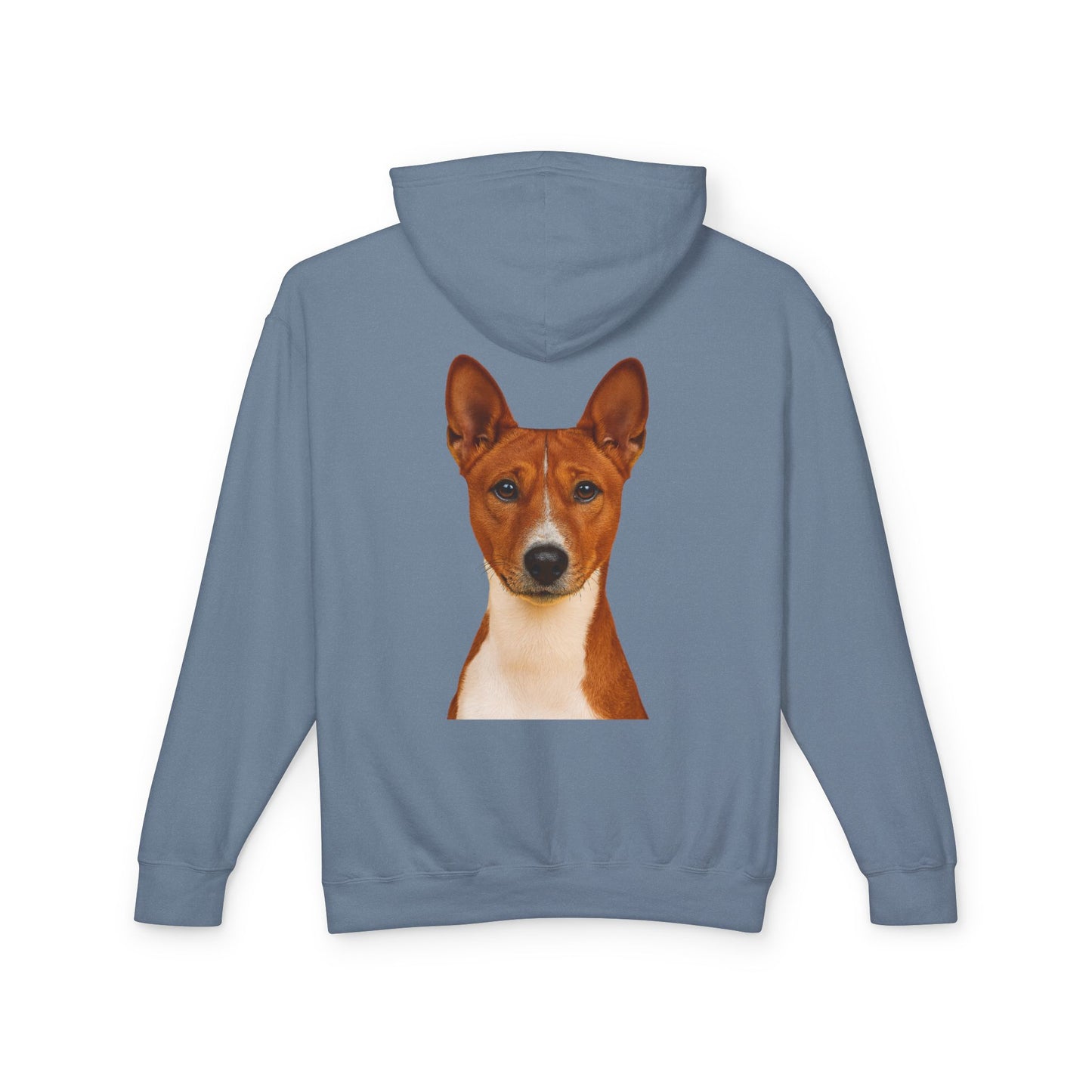 Basenji Head Unisex Lightweight Hoodie