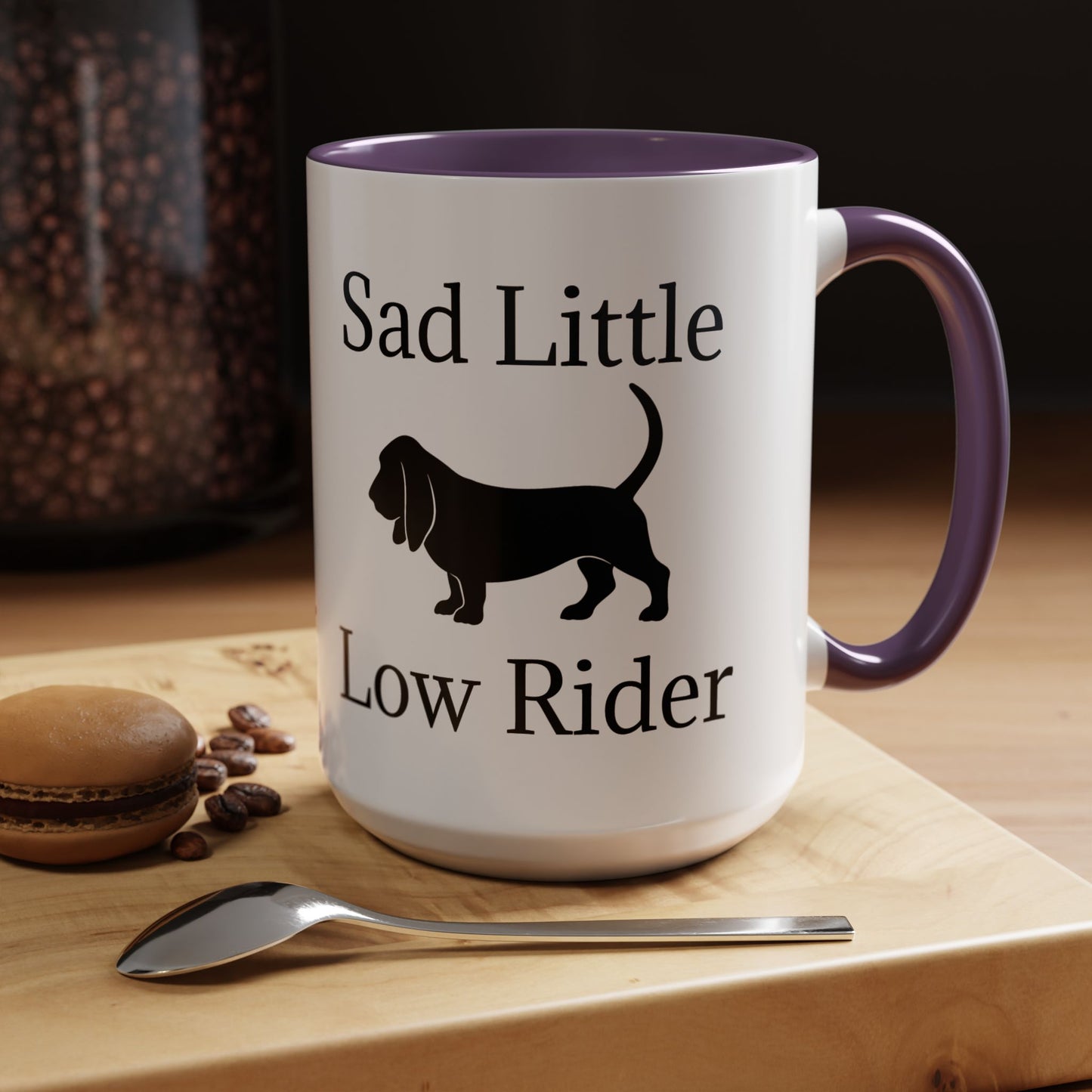 Sad Little Low Rider 2-Tone Coffee Mug