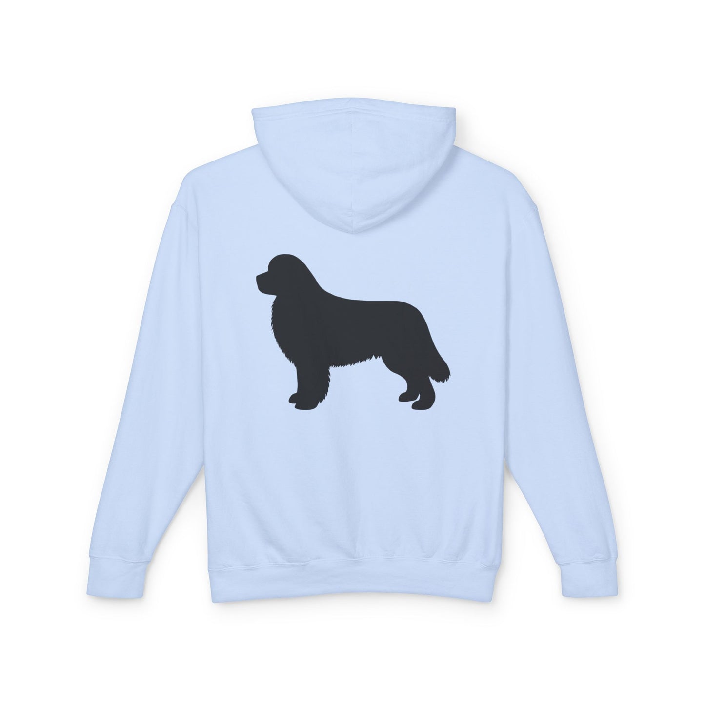 Newfie Silhouette Unisex Lightweight Hoodie