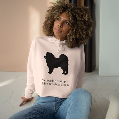 Clouds Women's Crop Hoodie