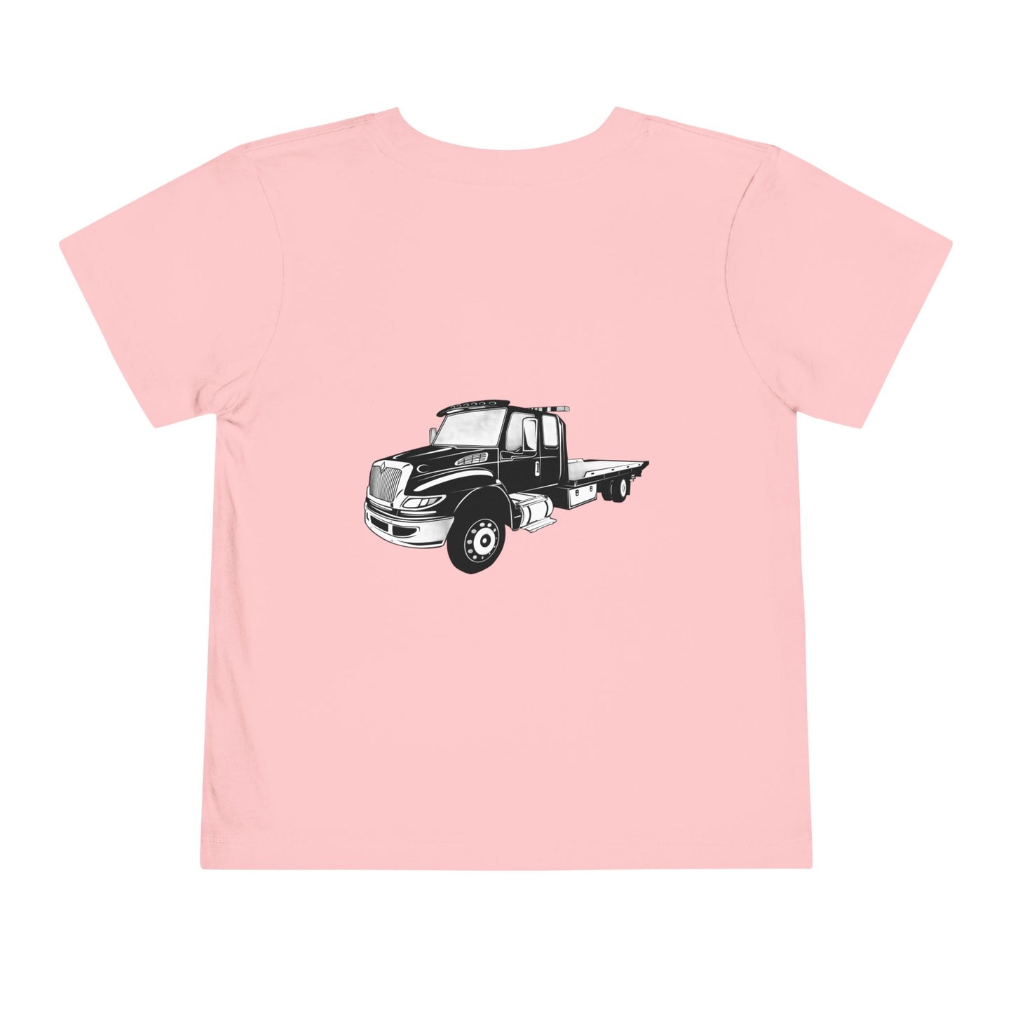 Flatbed Tow Truck Toddler Unisex Short Sleeve Crewneck Tee