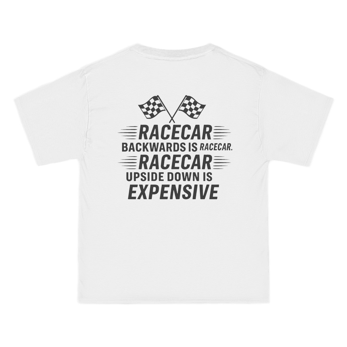 Racecar Backwards Men's Short-Sleeve Crewneck Tee