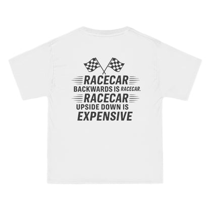 Racecar Backwards Men's Short-Sleeve Crewneck Tee
