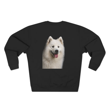 Samoyed Head Unisex Crewneck Sweatshirt