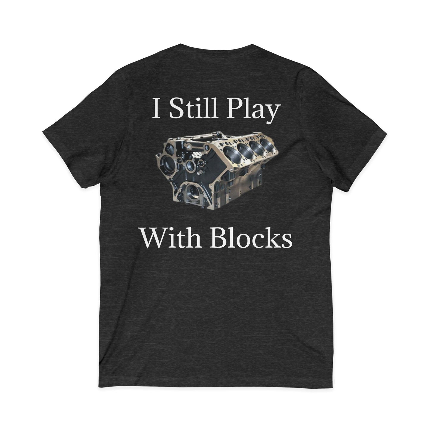 Play With Blocks Unisex Short Sleeve V-Neck Tee