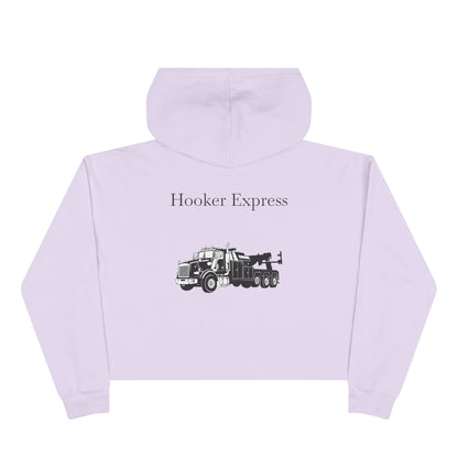 H**ker Express Heavy Tow Truck Women's Crop Hoodie