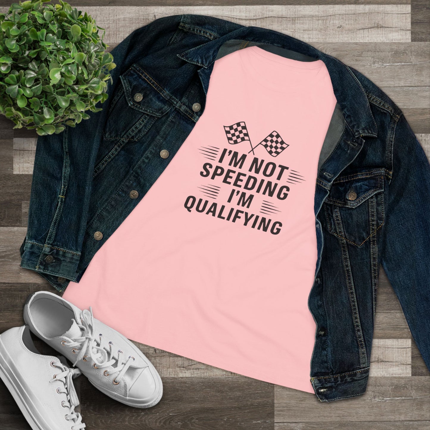 I'm Qualifying Women's Short Sleeve Crewneck Tee