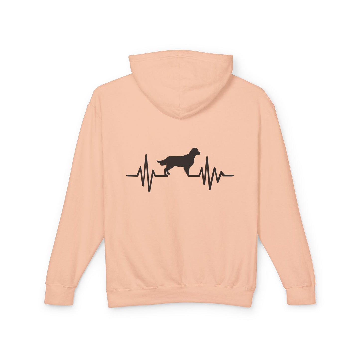 My Heart Beats For Goldens Unisex Lightweight Hoodie
