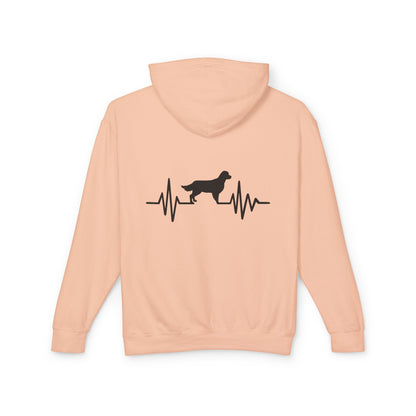 My Heart Beats For Goldens Unisex Lightweight Hoodie