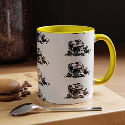 Slingin' Mud Side By Side 2-Tone Coffee Mug