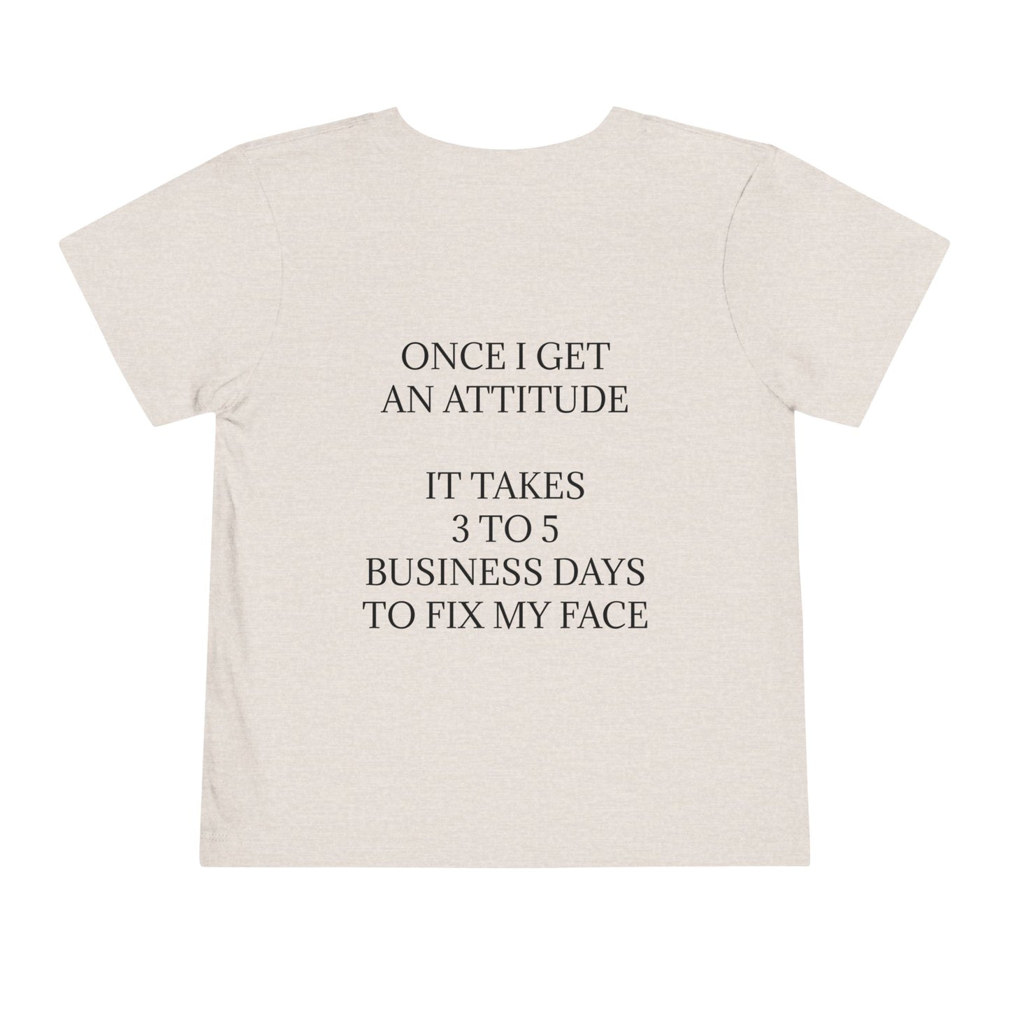 Fix My Face Toddler Unisex Short Sleeve Crewneck Tee