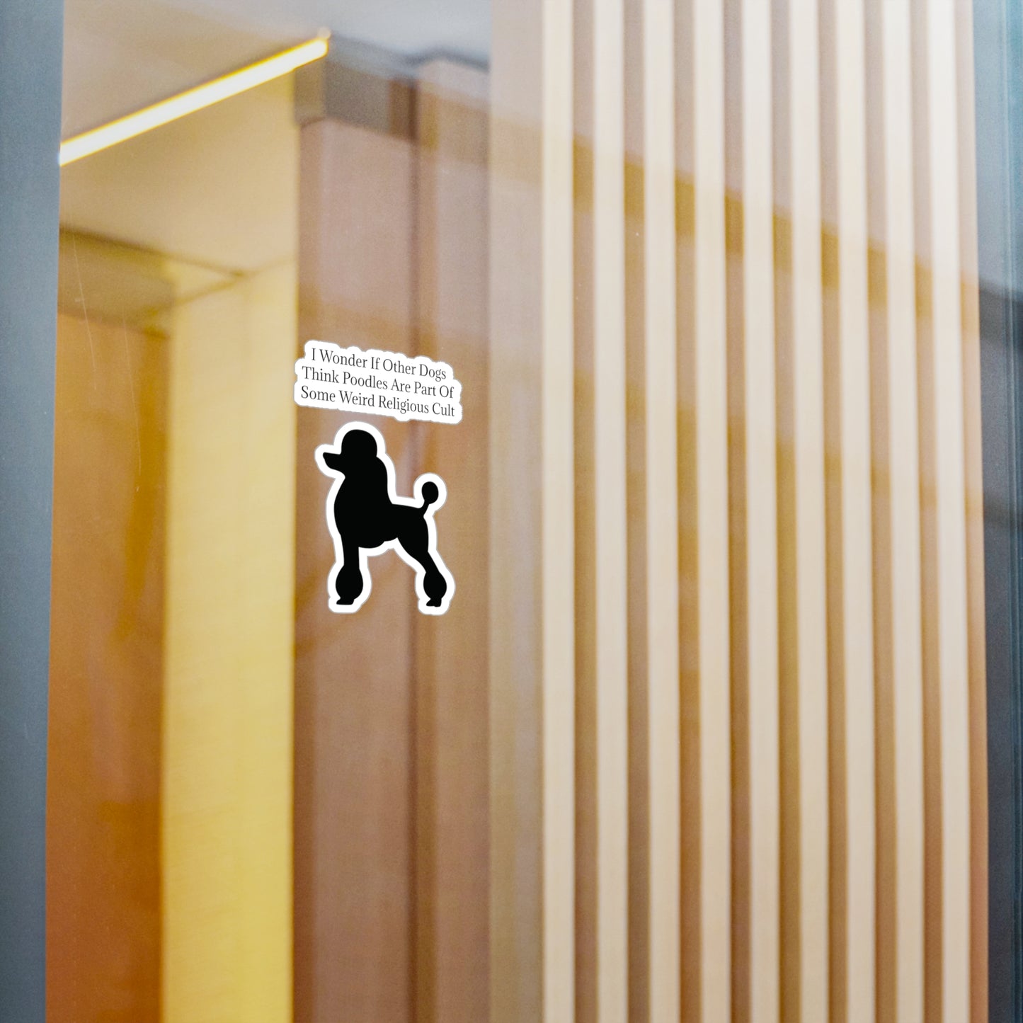 I Wonder Vinyl Decal