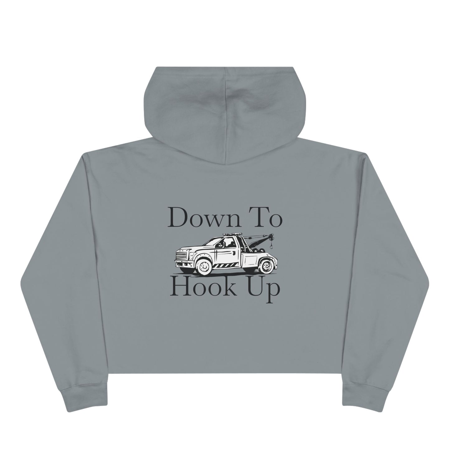 Down To Hook Up Women's Crop Hoodie