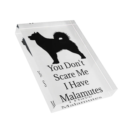 You Don't Scare Me Acrylic Photo Block