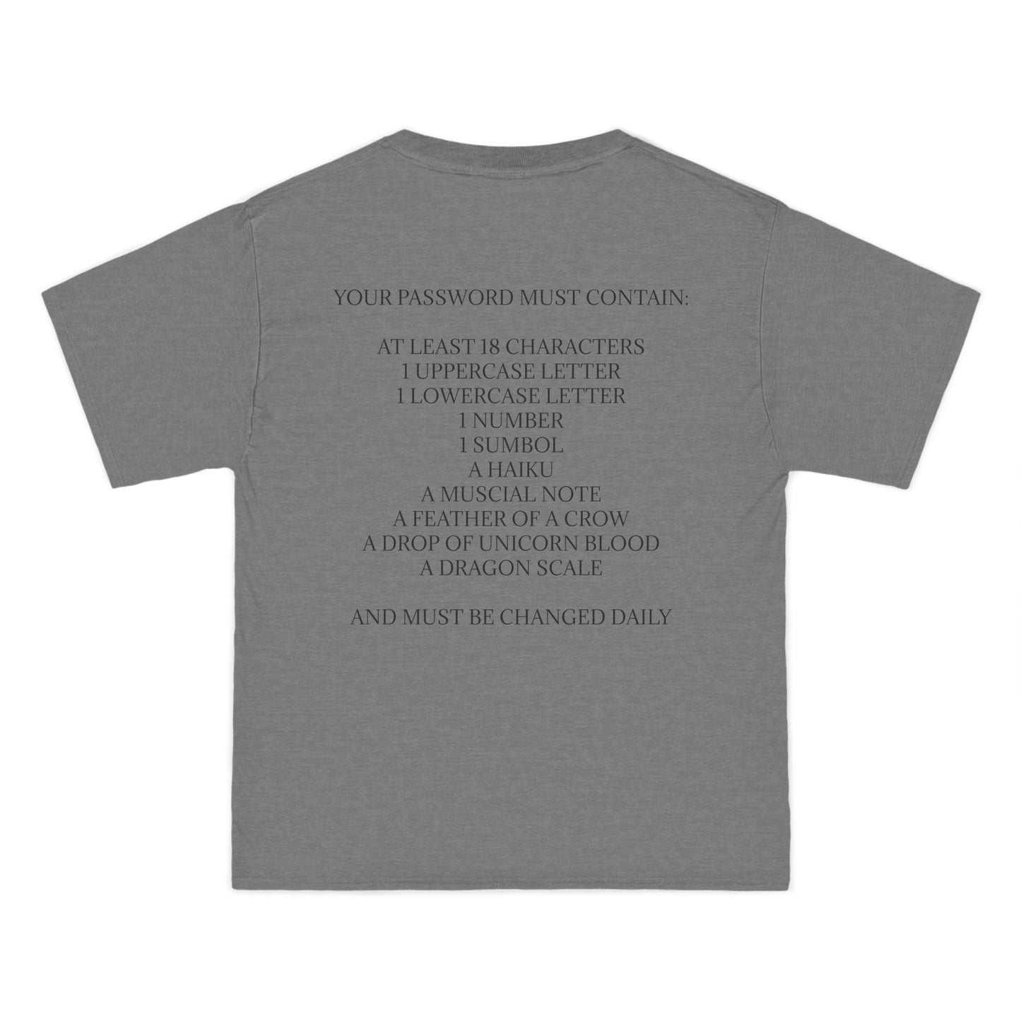 Password Men's Short-Sleeve Crewneck Tee