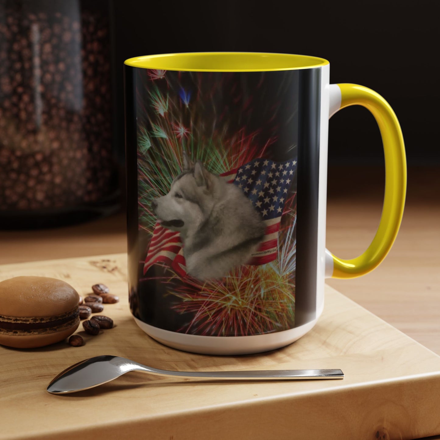 American Malamute 2-Tone Coffee Mug