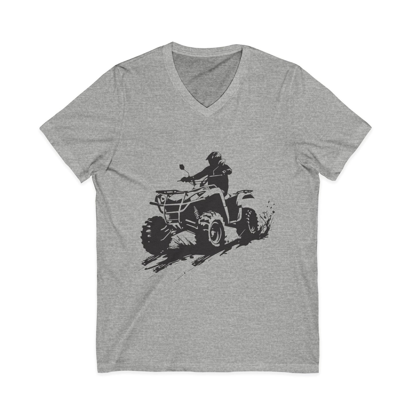 Slingin' Mud Quad Unisex Short Sleeve V-Neck Tee