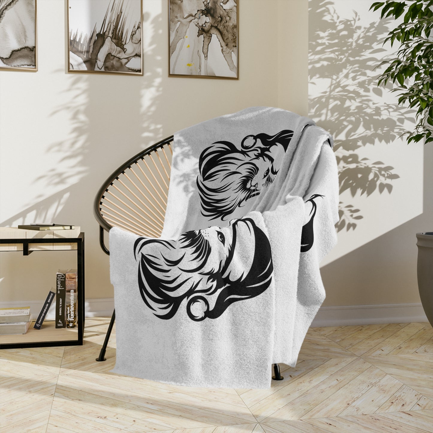 Santa Paws Cat Velveteen Microfiber Blanket