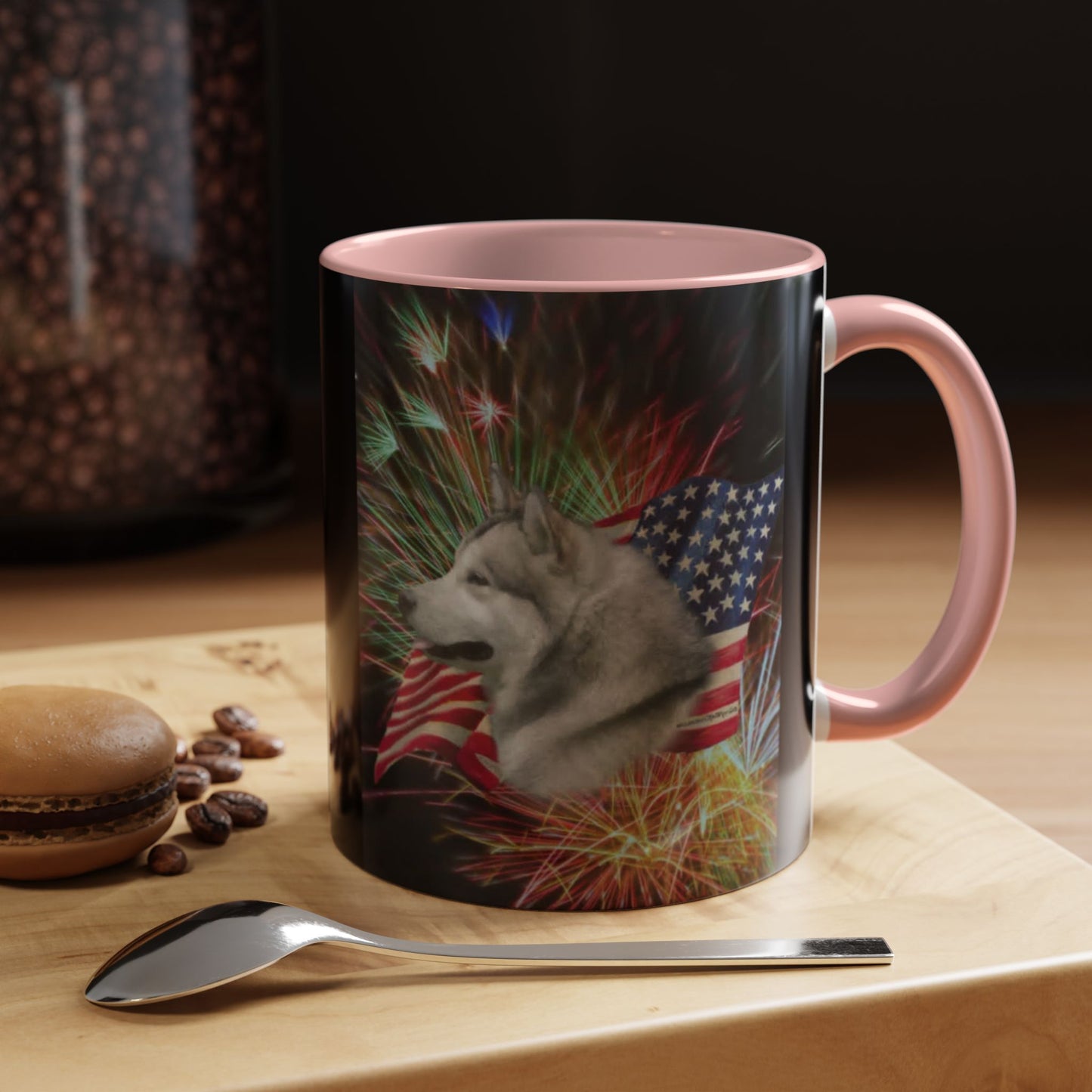 American Malamute 2-Tone Coffee Mug