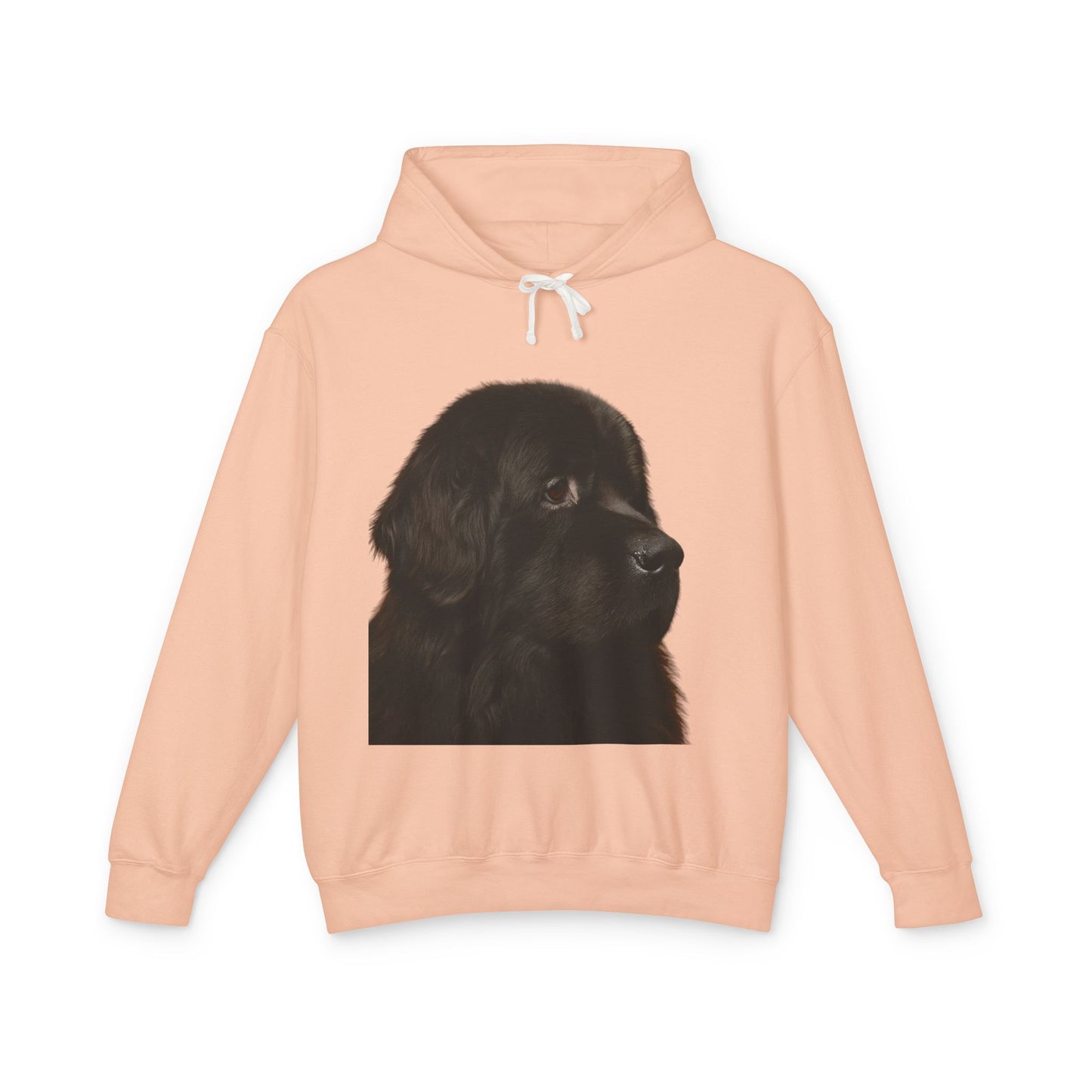 Newfie Head Unisex Lightweight Hoodie