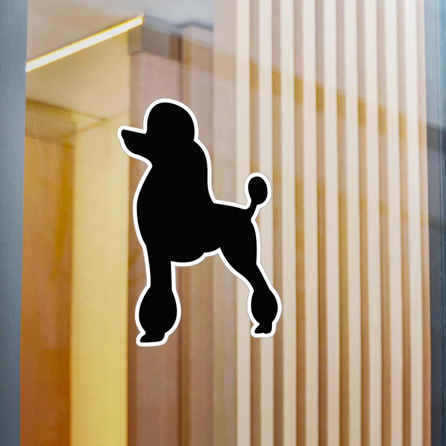 Poodle Silhouette Vinyl Decal