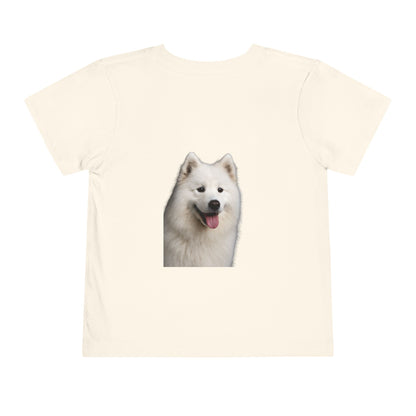 Samoyed Head Toddler Unisex Short Sleeve Crewneck Tee