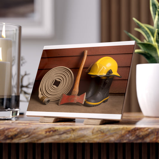 Fire/Rescue Appreciation Ceramic Photo Tile