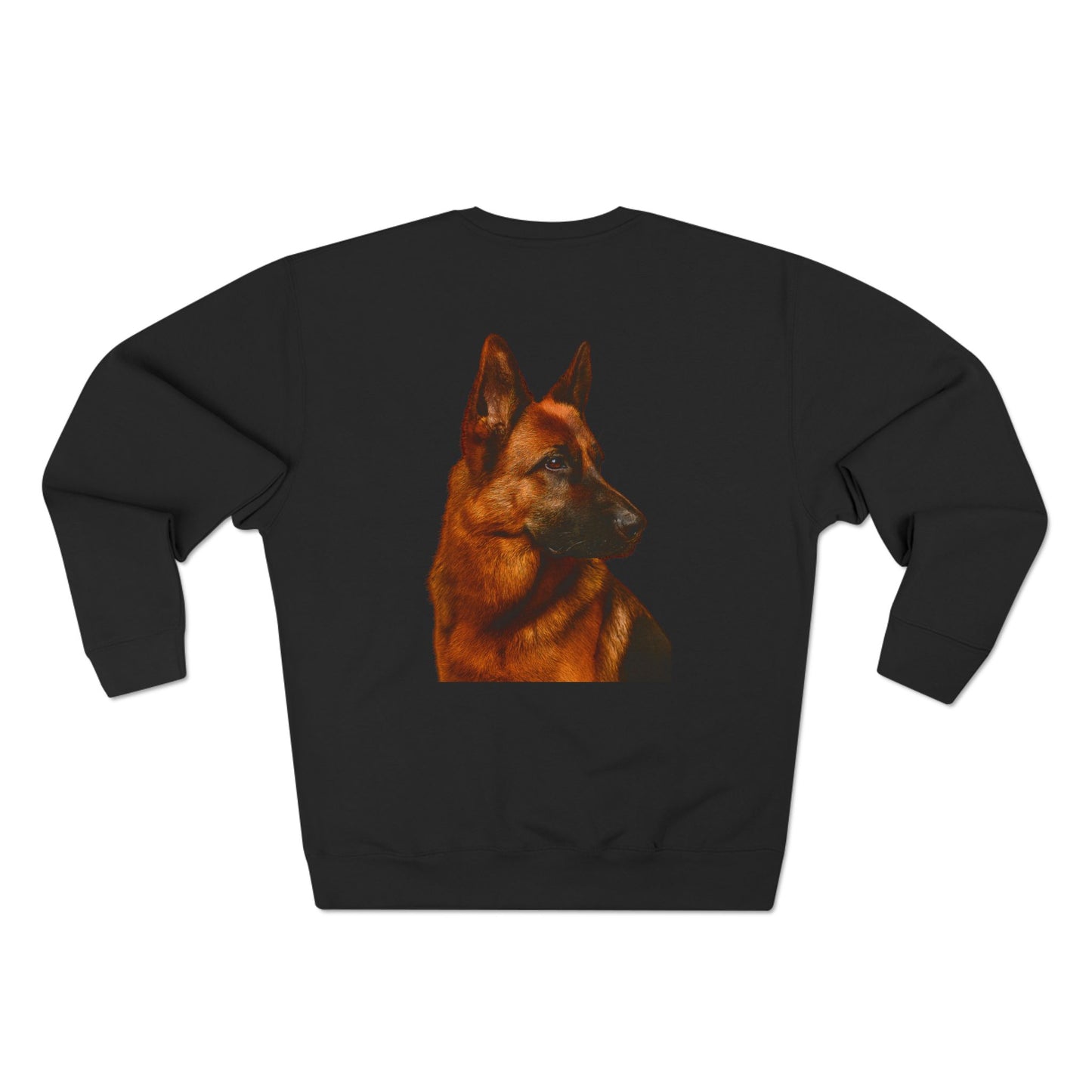 German Shepherd Head Unisex Crewneck Sweatshirt