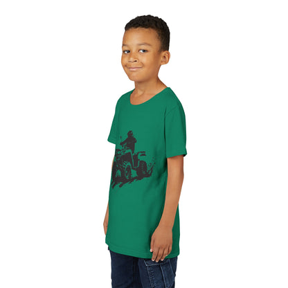 Slingin' Mud Quad Youth Unisex Short Sleeve Crewneck Tee