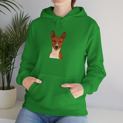 Basenji Head Unisex Hoodie