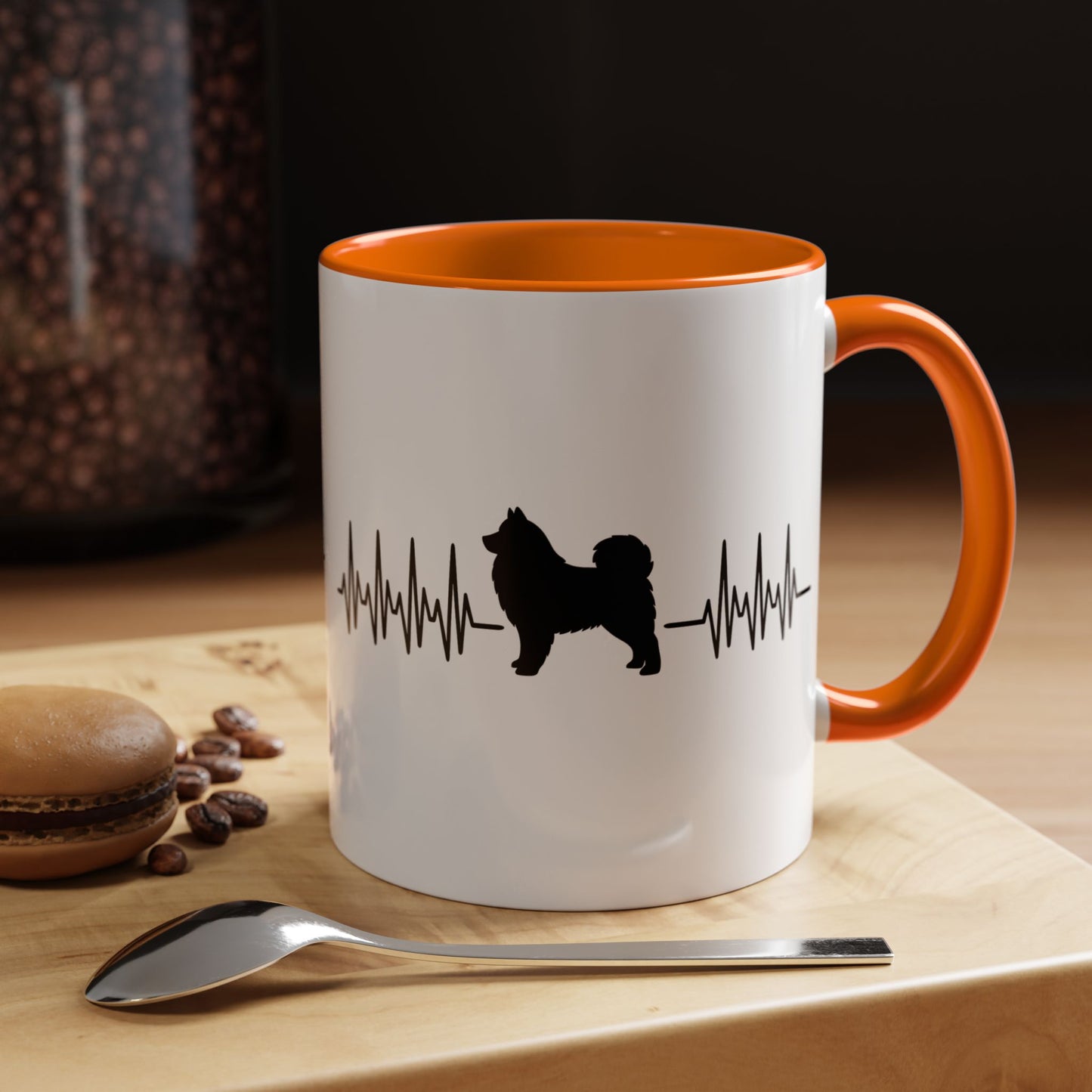 My Heart Beats For Samoyeds 2-Tone Coffee Mug