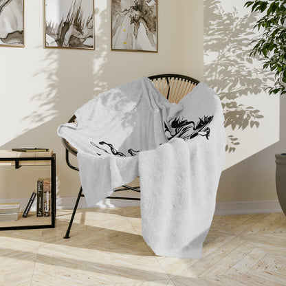 Horsin' Around Velveteen Microfiber Blanket