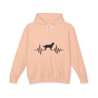 My Heart Beats For Goldens Unisex Lightweight Hoodie