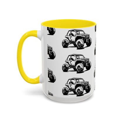 Off The Beaten Path Side By Side 2-Tone Coffee Mug