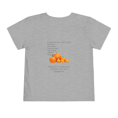Fall In The South Toddler Unisex Short Sleeve Crewneck Tee