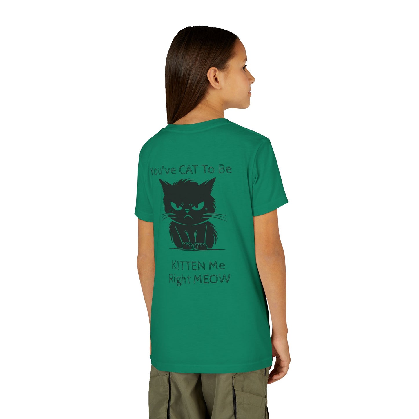 KITTEN Me Youth Unisex Short Sleeve Crewneck Tee