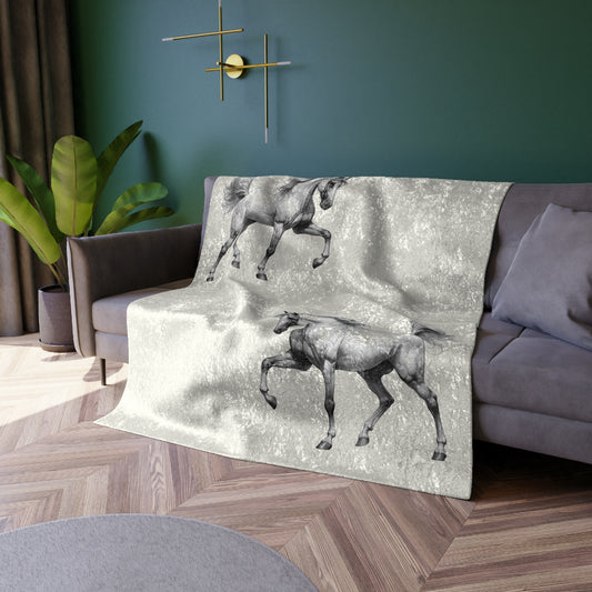 Fancy Pants Crushed Velvet Blanket