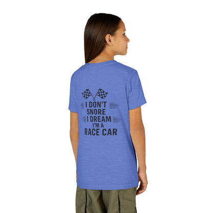 I Don't Snore Youth Unisex Short Sleeve Crewneck Tee