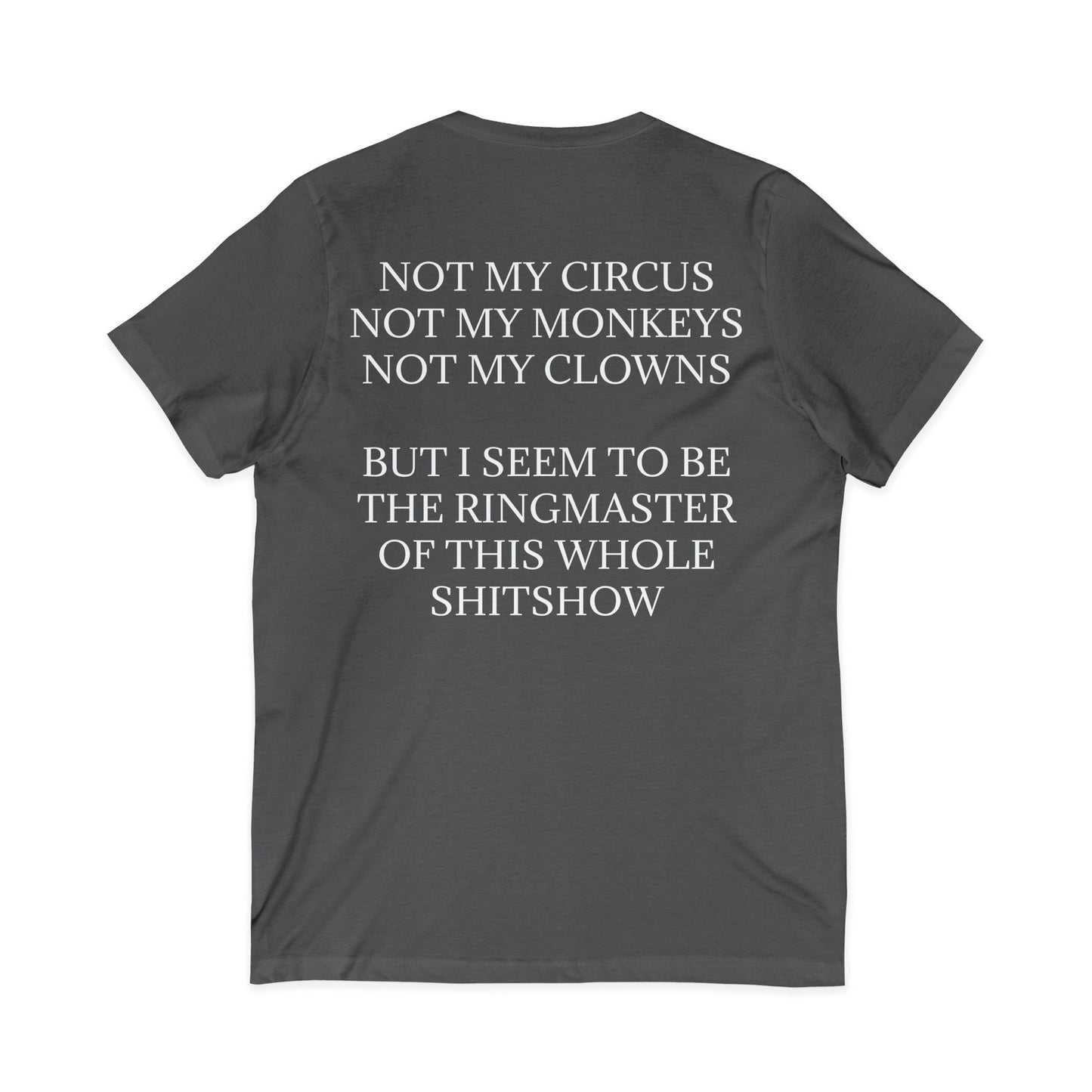 Ringmaster Unisex Short Sleeve V-Neck Tee
