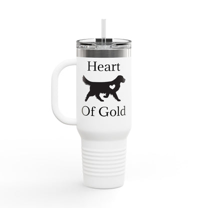 Heart Of Gold Insulated Travel Mug