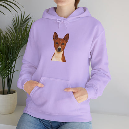 Basenji Head Unisex Hoodie