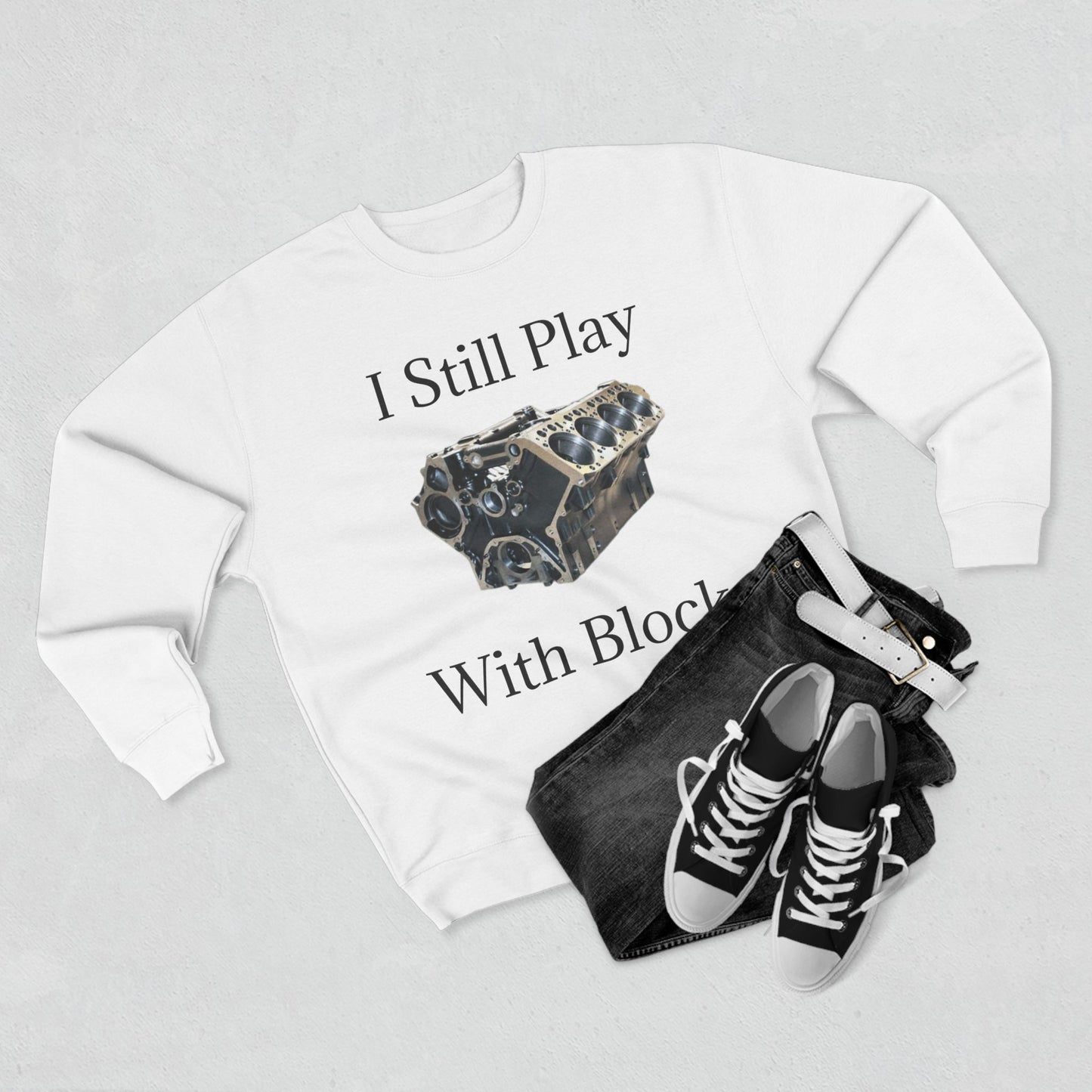 Play With Blocks Unisex Crewneck Sweatshirt