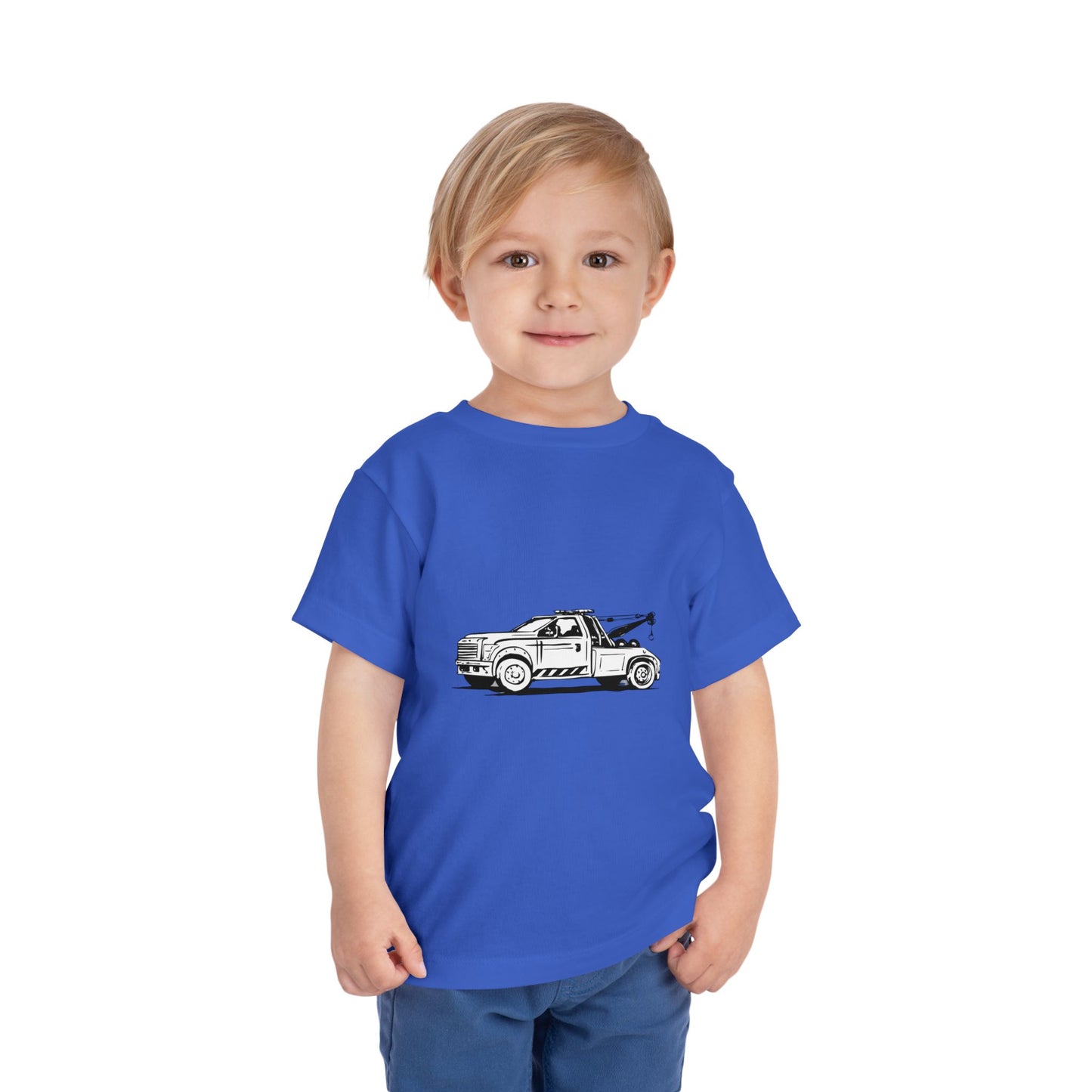 Wheel Lift Tow Truck Toddler Unisex Short Sleeve Crewneck Tee