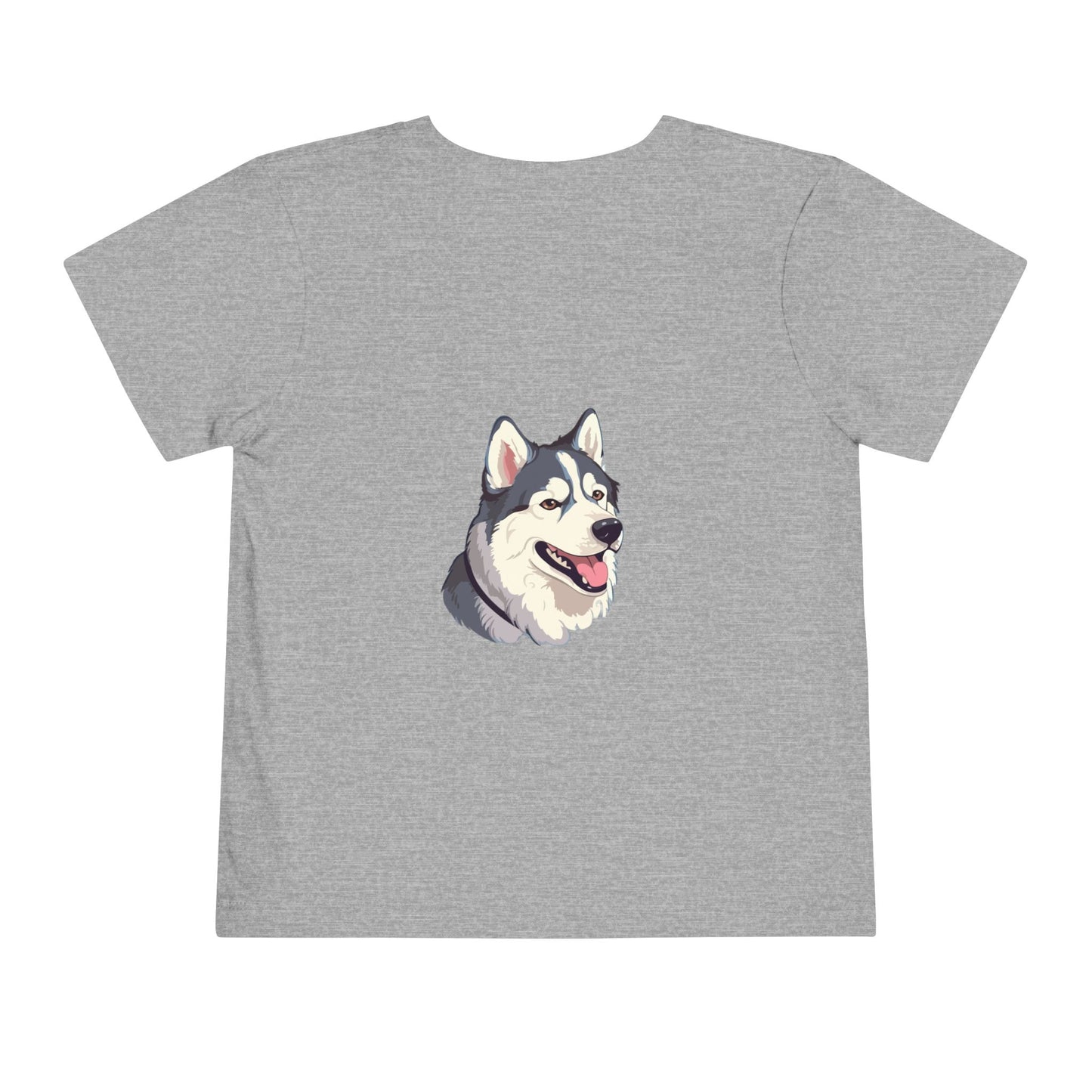Malamute Head Toddler Unisex Short Sleeve Crewneck Tee