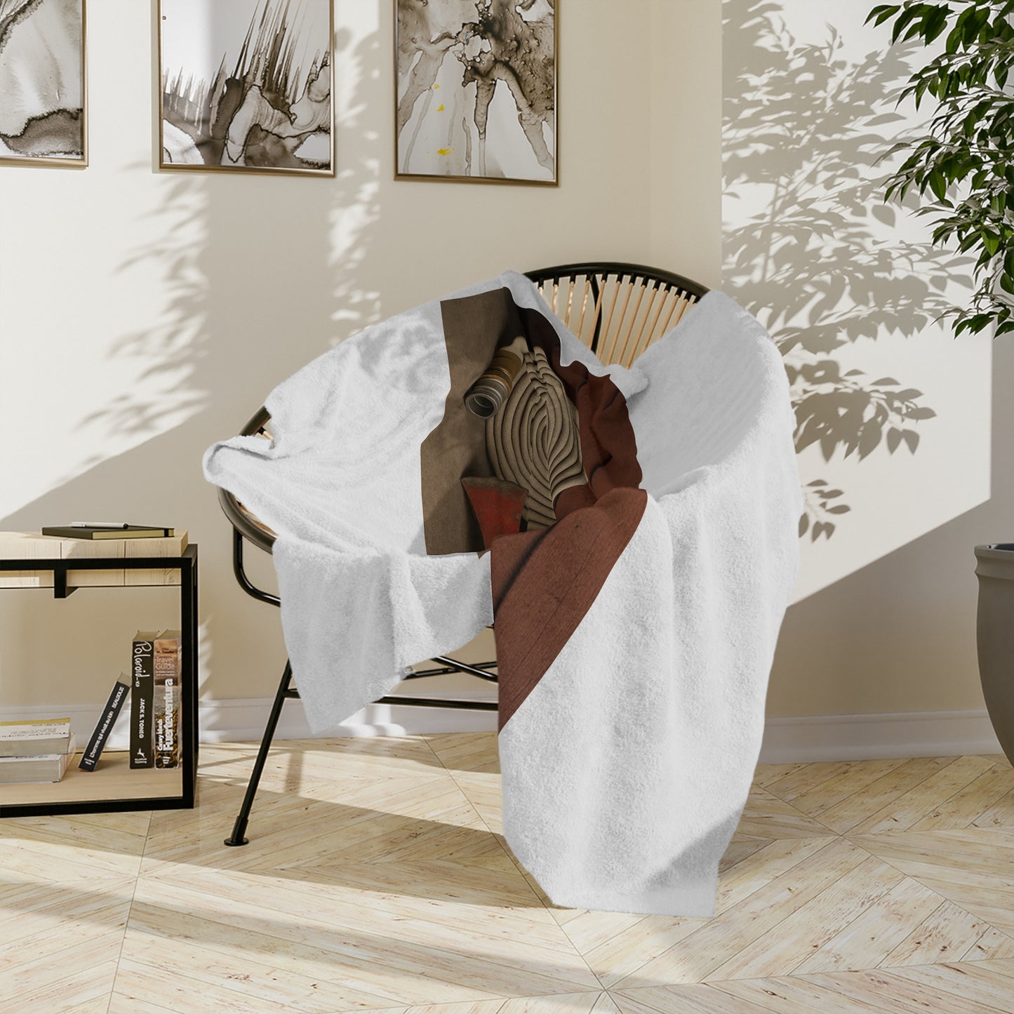 Fire/Rescue Appreciation Velveteen Microfiber Blanket