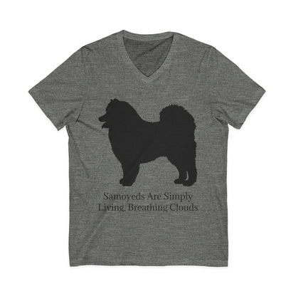 Clouds Unisex Short Sleeve V-Neck Tee