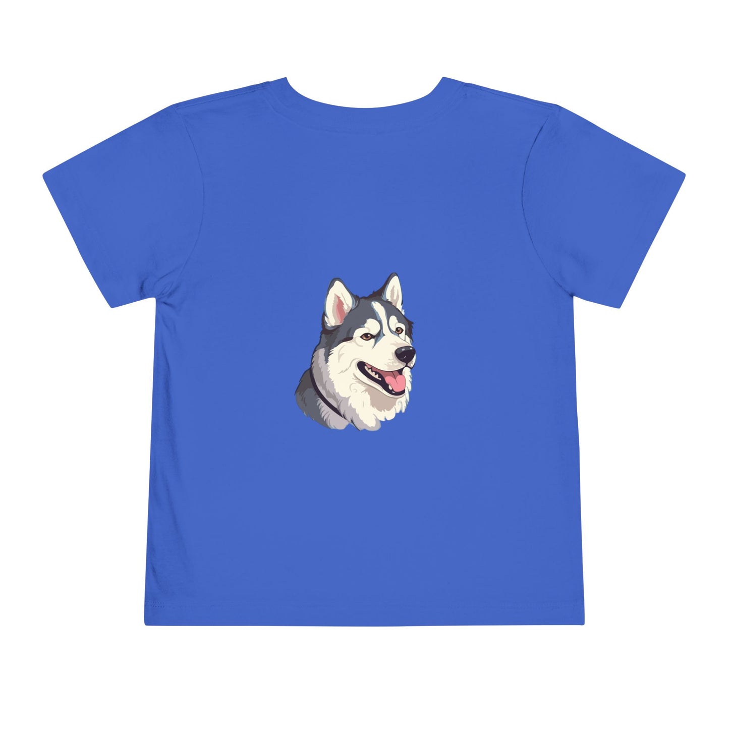 Malamute Head Toddler Unisex Short Sleeve Crewneck Tee