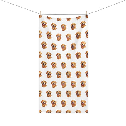 Golden Head Mink-Cotton  Beach Towel