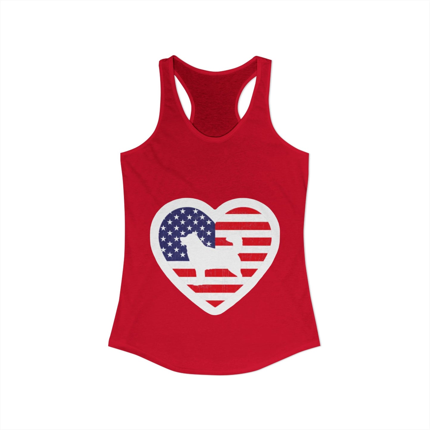 Malamute Flag Women's Racerback Tank